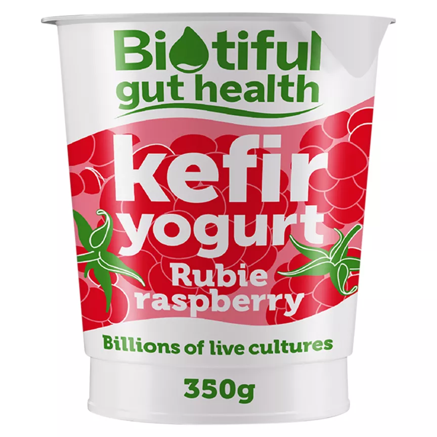 Biotiful Gut Health Kefir Yogurt Rubie Raspberry 350g