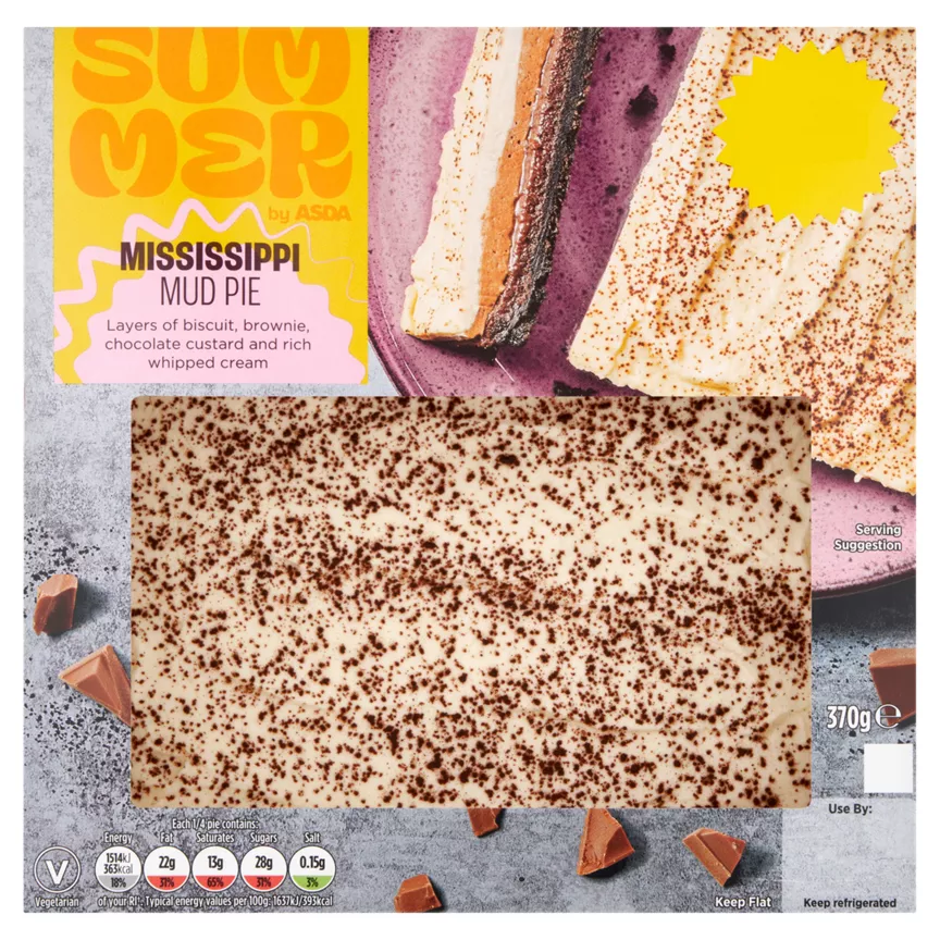 Summer by ASDA Mississippi Mud Pie 370g