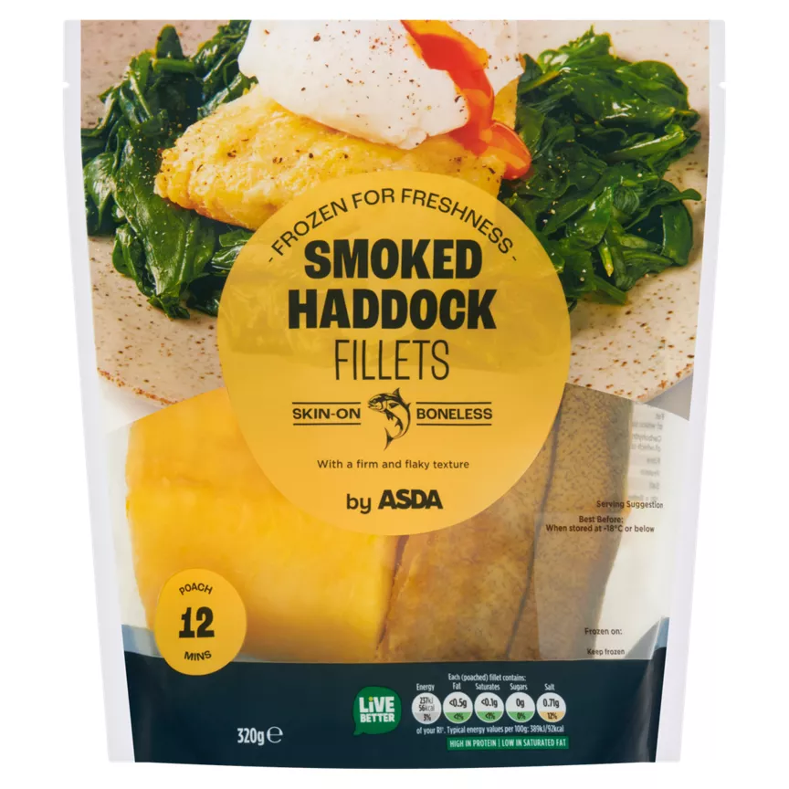 ASDA Smoked Haddock Fillets 320g