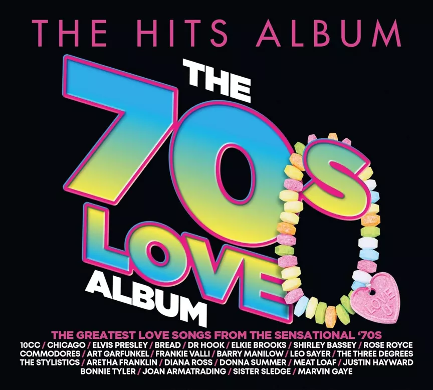CD The Hits Album: The 70's Love Album by Various Artists