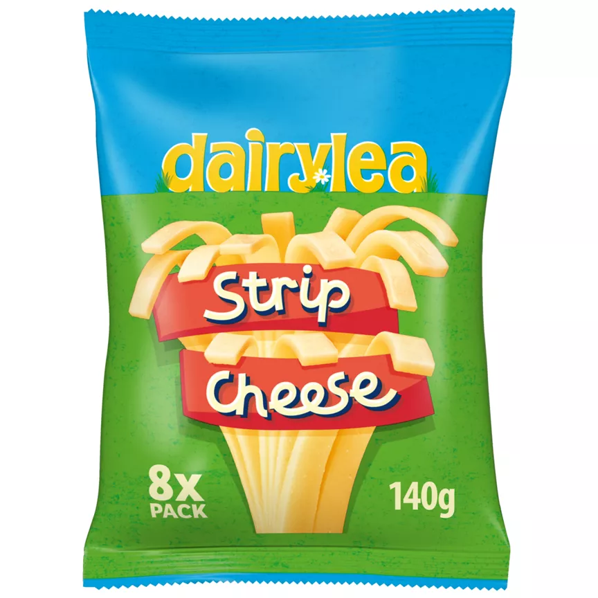 Dairylea Strip Cheese (8 x 17.5g) 140g