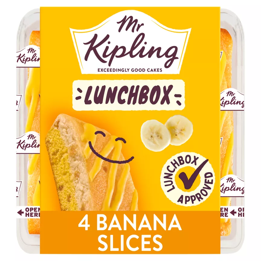 Mr Kipling Lunchbox 4 Banana Slices