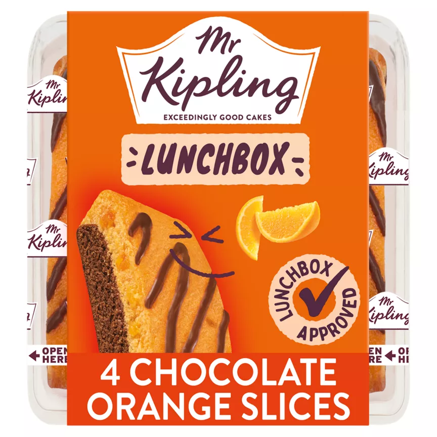 Mr Kipling Lunchbox 4 Chocolate Orange Slices