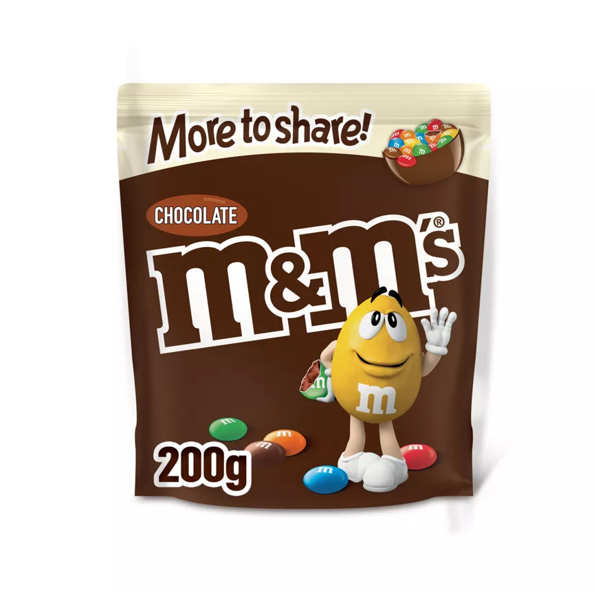 M&M's Chocolate More to Share Pouch Bag 200g