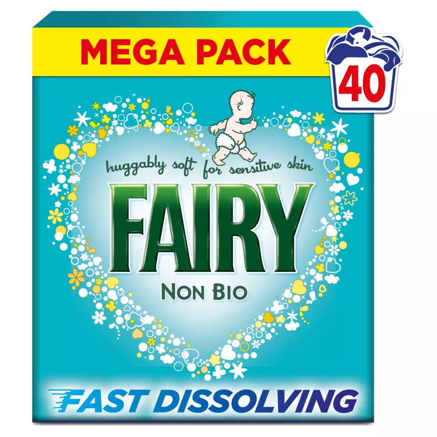 Fairy Non Bio Washing Powder 2.2kg, 40 Washes