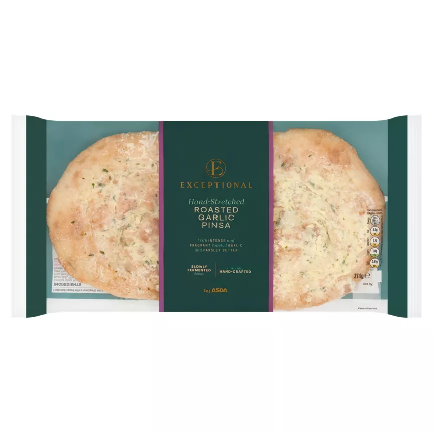 Exceptional by ASDA Roasted Garlic Pinsa 274g