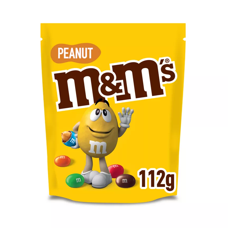 M&M's Peanut Chocolate Pouch Bag 112g