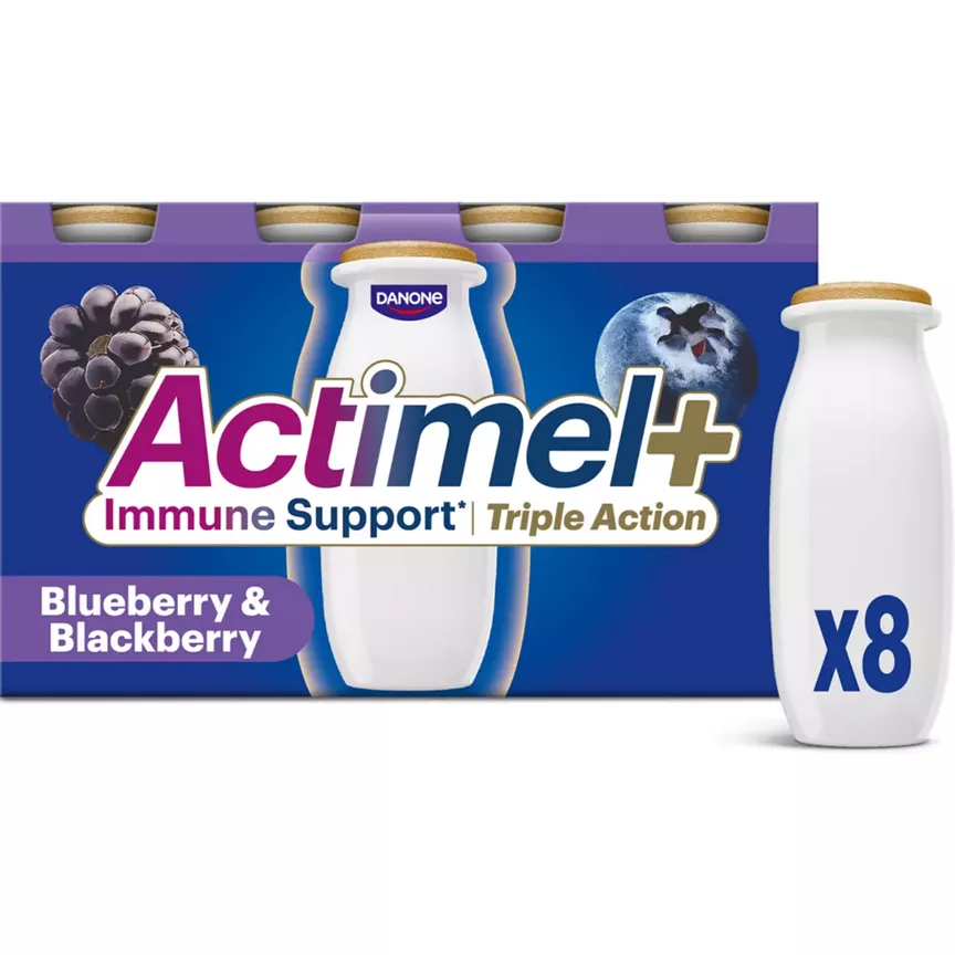 Actimel Blueberry & Blackberry 8 x 100g (800g)