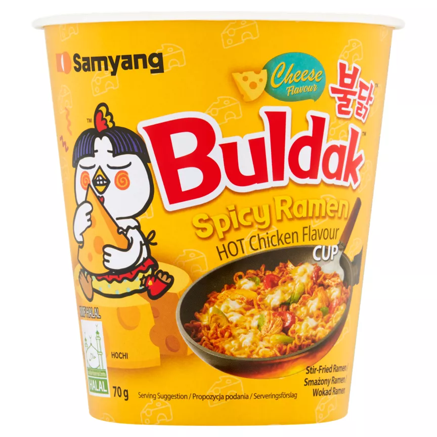 Samyang Buldak Spicy Ramen Hot Chicken Flavour Cup 70g