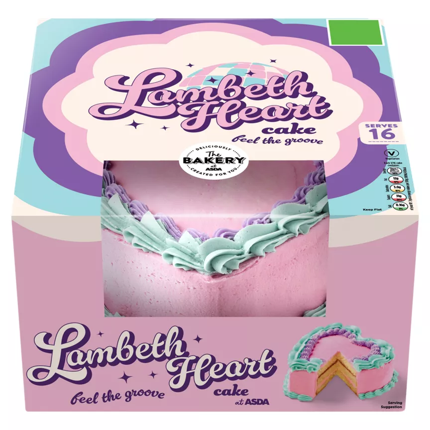 The BAKERY at ASDA Lambeth Heart Cake