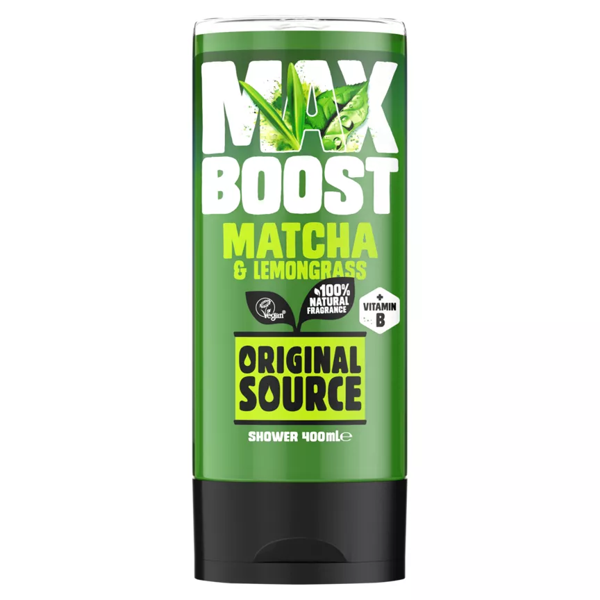 Original Source Max Boost Matcha & Lemongrass Shower Gel 400ml