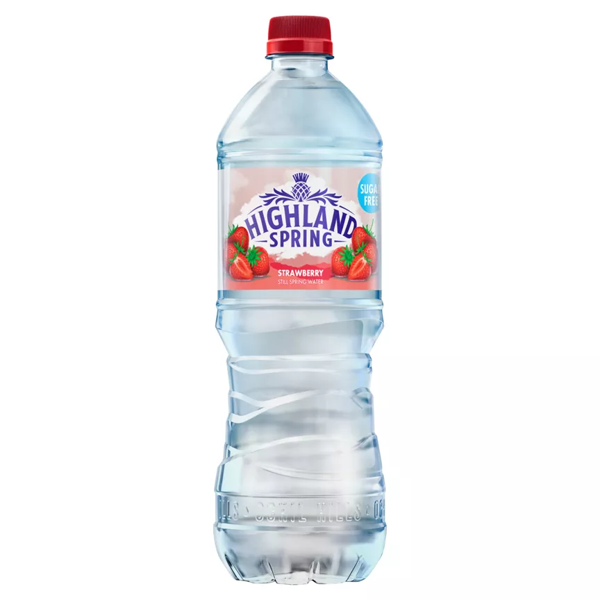Highland Spring Strawberry Still Spring Water 750ml
