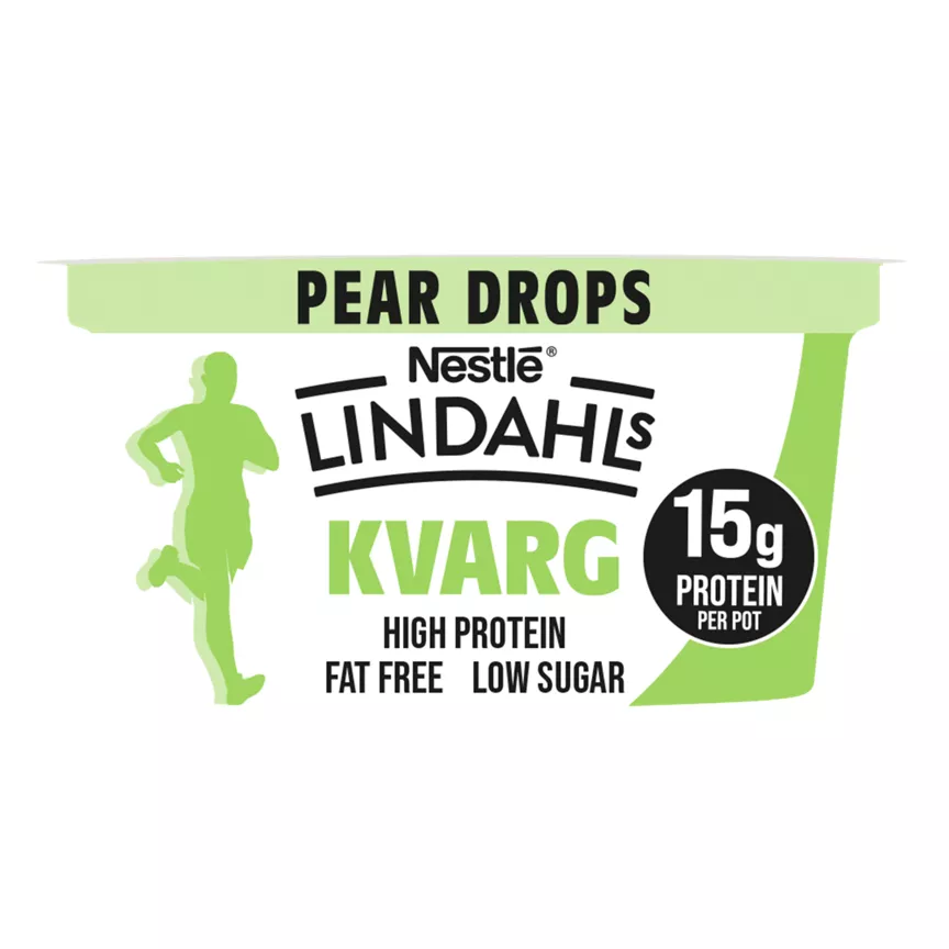 Lindahls Kvarg Pear Drops Flavour 150g