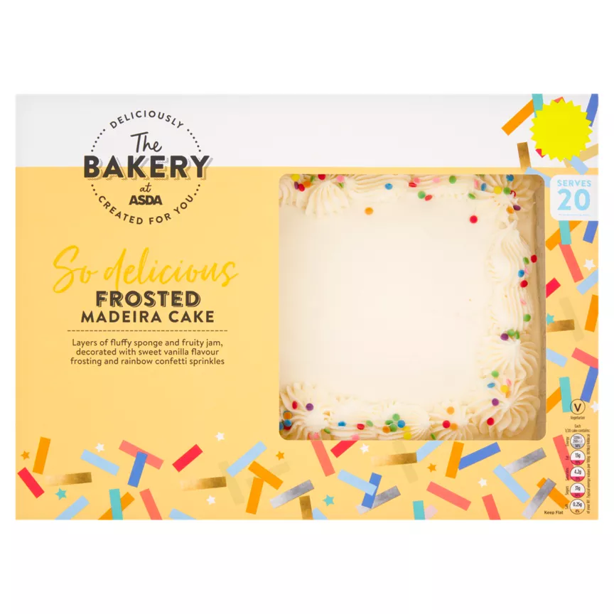 The BAKERY at ASDA Frosted Madeira Cake