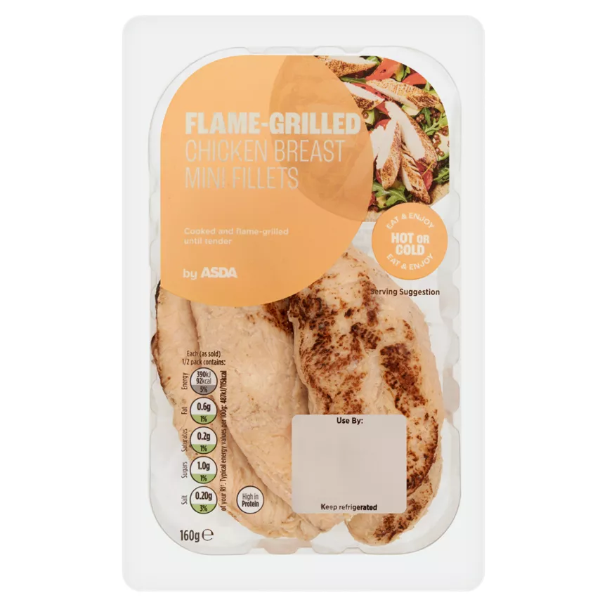 ASDA Flame-Grilled Chicken Breast Mini Fillet 160g
