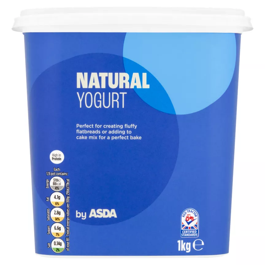 ASDA Natural Yogurt 1kg