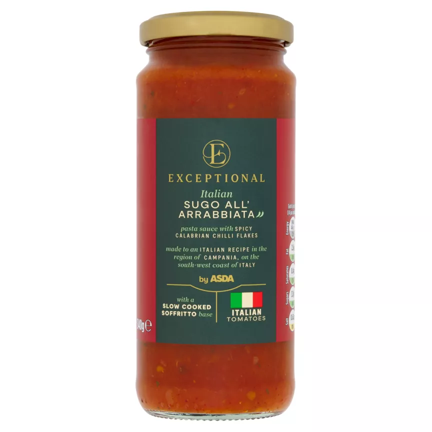 Exceptional by ASDA Italian Sugo All' Arrabbiata 340g