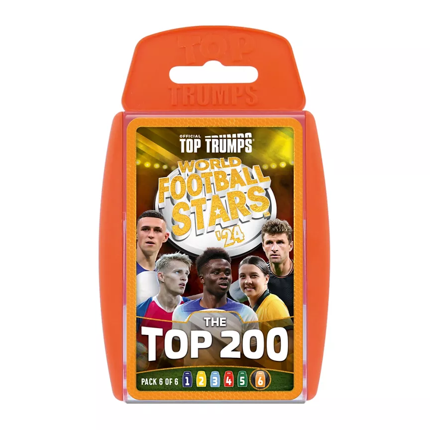 Top Trumps World Football Stars Top 200 Top Trumps - Pack 6
