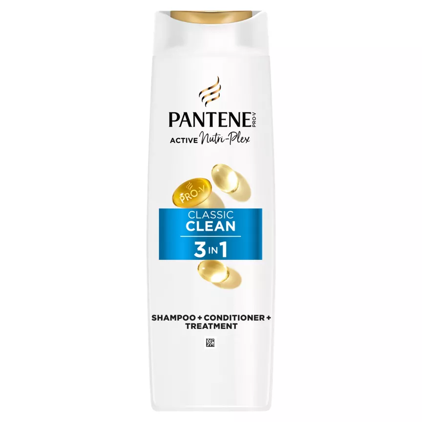Pantene Pro-V Classic Clean 3 in 1 Shampoo 250ml for Normal and Mixed Hair