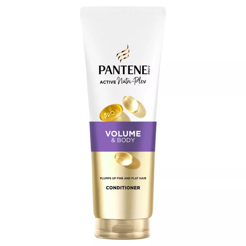 Pantene Pro-V Volume & Body Conditioner 230ml for Fine, Flat Hair. Active Nutri-Plex