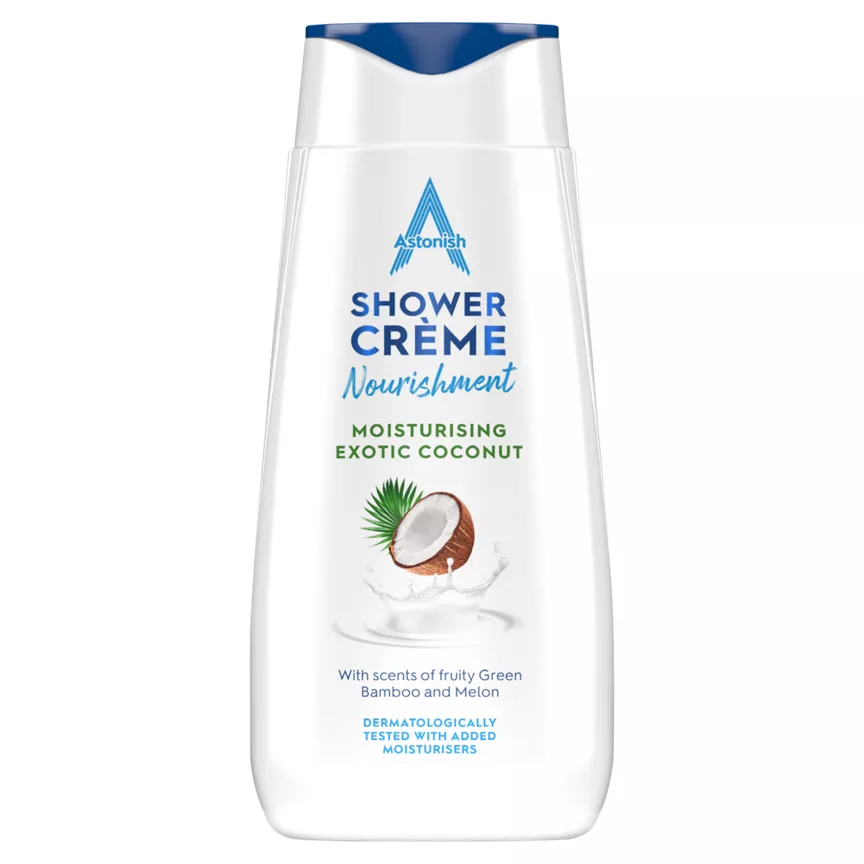 Astonish Nourishment Shower Crème Moisturising Exotic Coconut 400ml