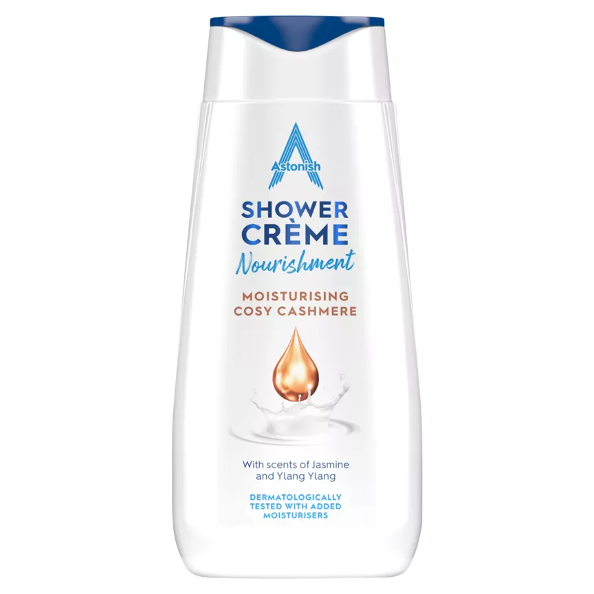 Astonish Shower Crème Nourishment Moisturising Cosy Cashmere 400ml