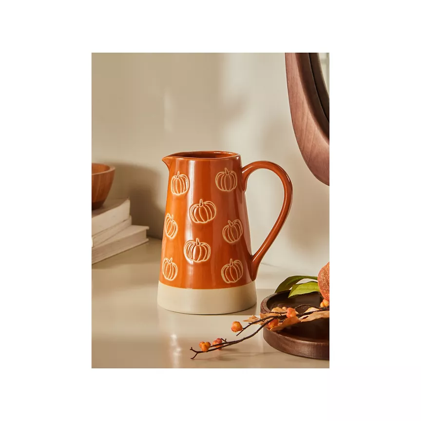 George Home Orange Pumpkin Jug
