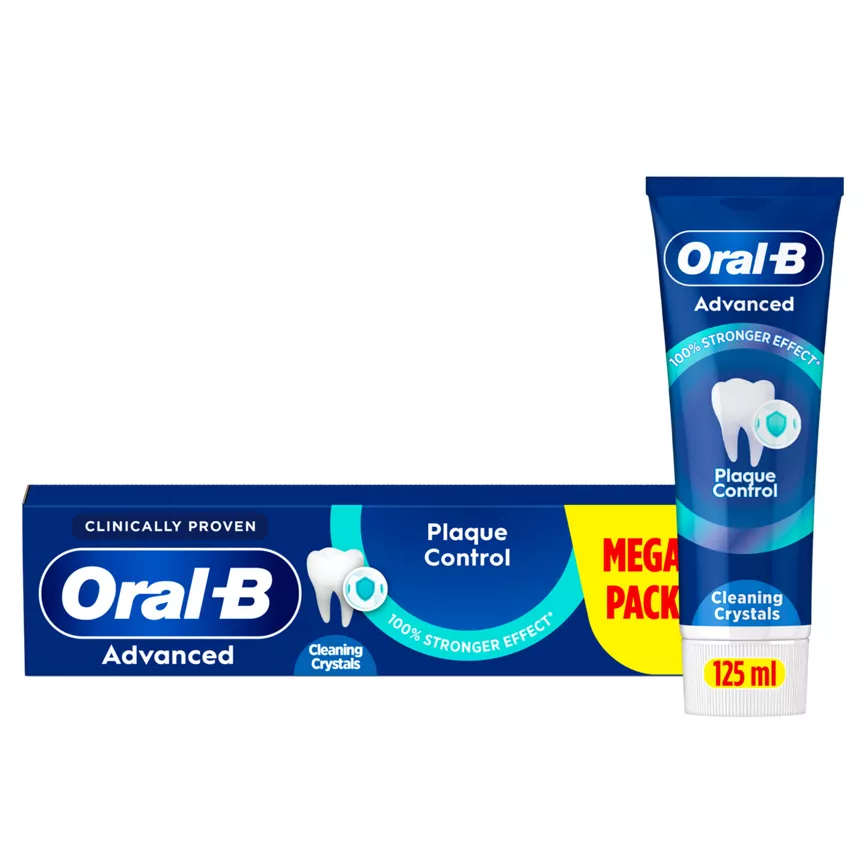 Oral-B Advanced Plaque Control Cleaning Crystals Toothpaste 125ml