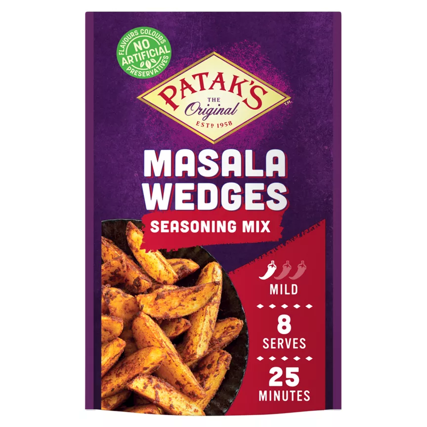 Patak's Masala Wedges Seasoning Mix 25g