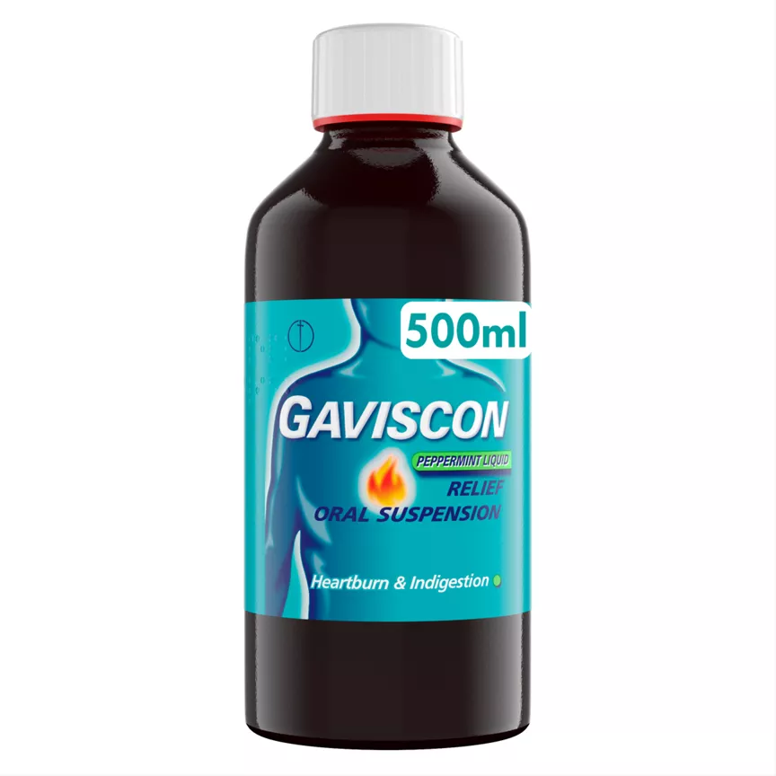 Gaviscon Peppermint Liquid Relief Oral Suspension 500ml