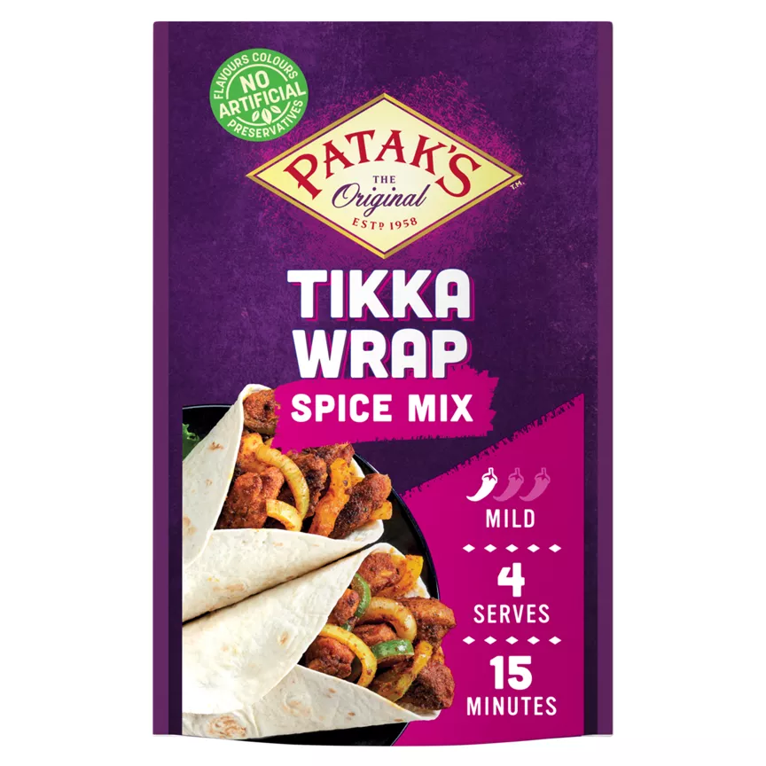Patak's Tikka Wrap Spice Mix 25g