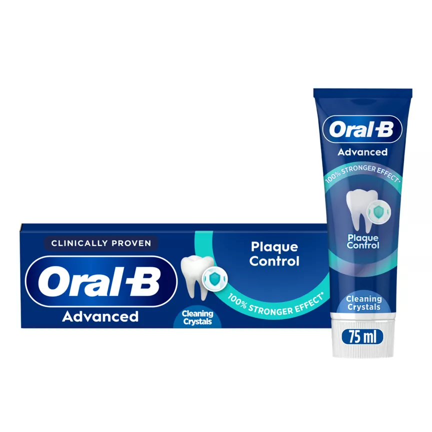 Oral-B Advanced Plaque Control Cleaning Crystals Toothpaste 75ml