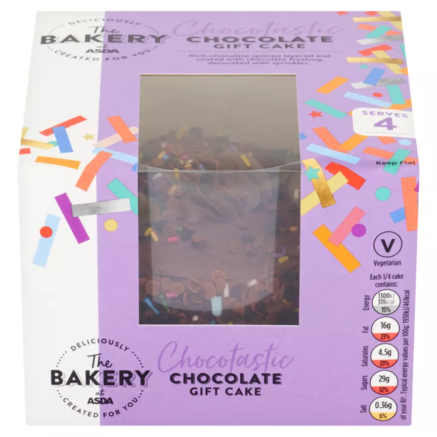 The BAKERY at ASDA Chocotastic Chocolate Gift Cake