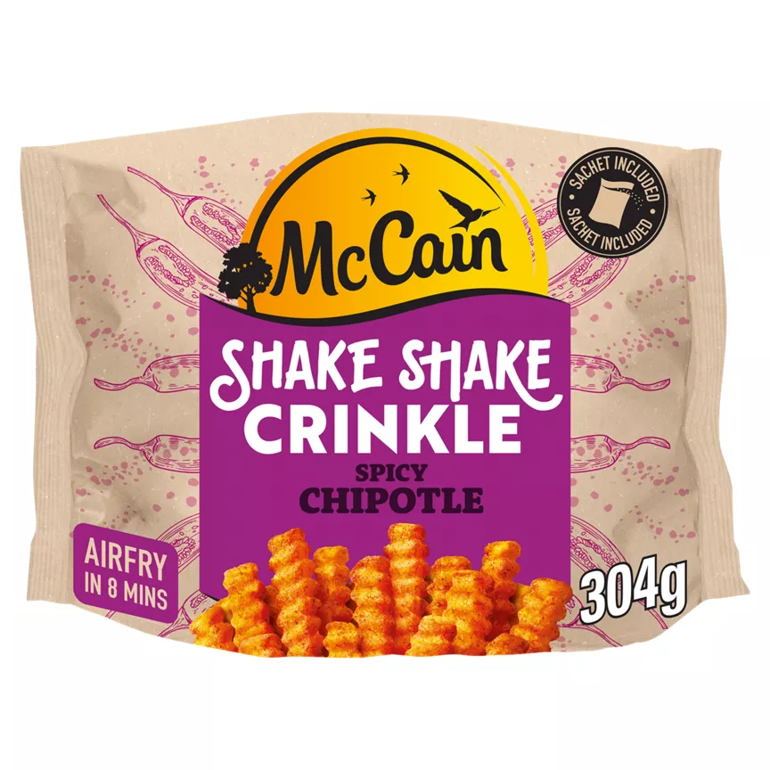 McCain Spicy Chipotle Shake Shake Crinkle 304g
