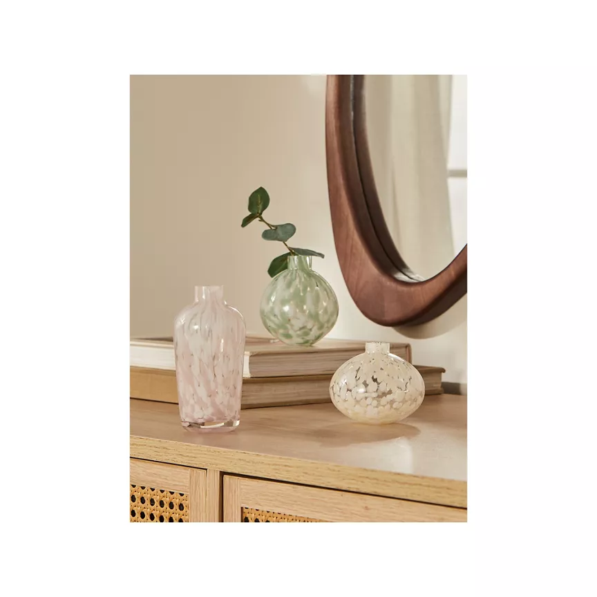 George Home Pink Confetti Vase – Set of 3