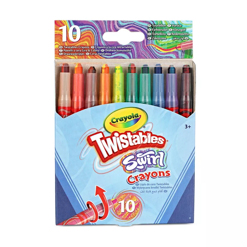 Crayola 10 Swirl Mini Twistable Crayons