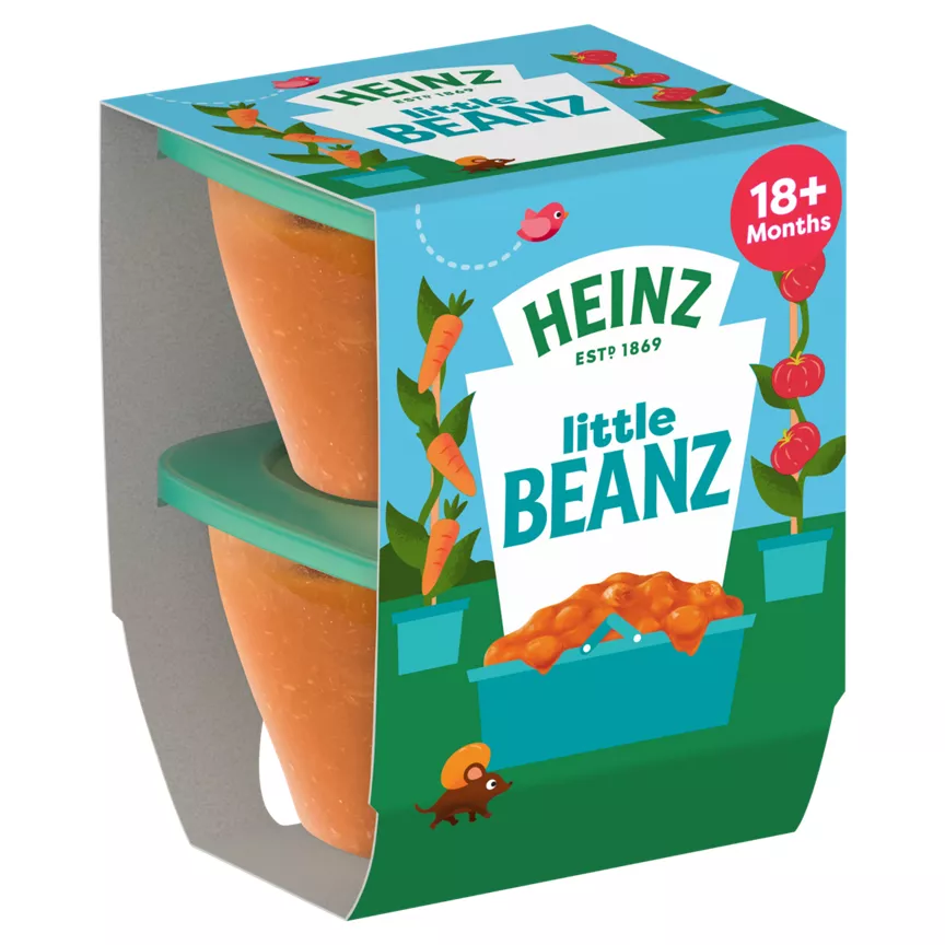 Heinz Little Beanz with Hidden Veggies 18+ Months 2 x 100g (200g)
