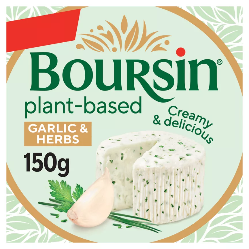 Boursin Plant-Based Garlic & Herbs 150g