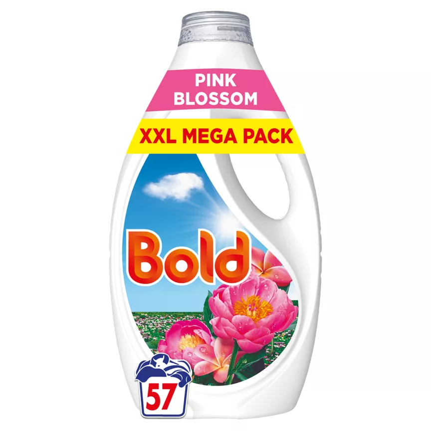 Bold Pink Blossom Liquid Laundry Detergent 57 Washes 1.767l