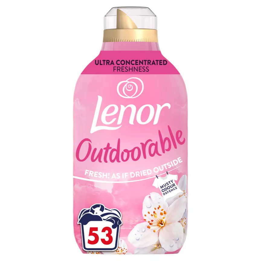 Lenor Outdoorable Fabric Conditioner 53 Washes, 742ml, Dreamy Jasmine