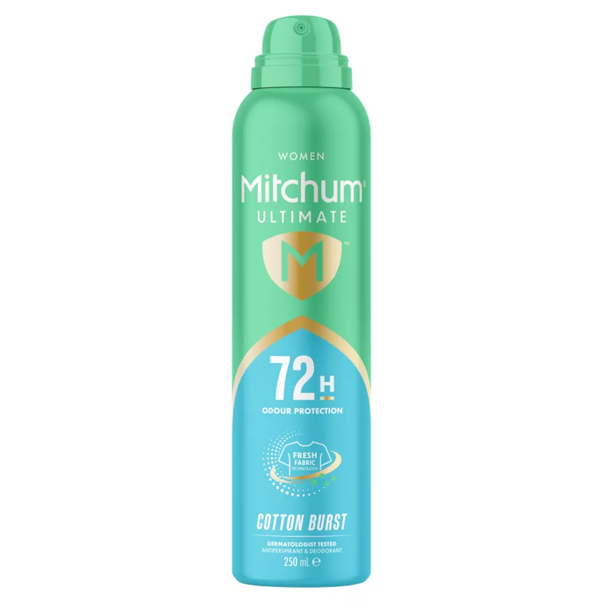 Mitchum Women Ultimate Cotton Burst Antiperspirant & Deodorant 250ml