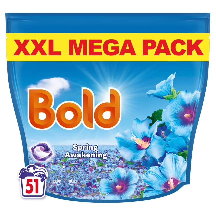 Bold PODS® Washing Liquid Capsules 51 Washes , Spring Awakening