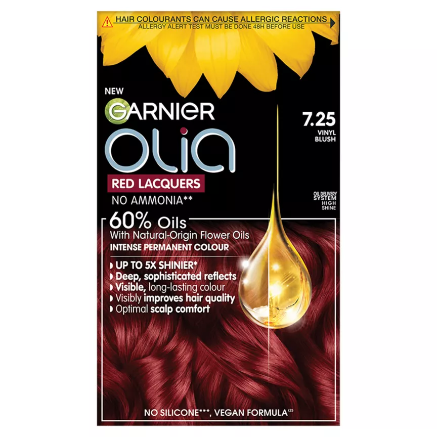 Garnier Olia Red Lacquers 7.25 Vinyl Blush Permanent Hair Dye