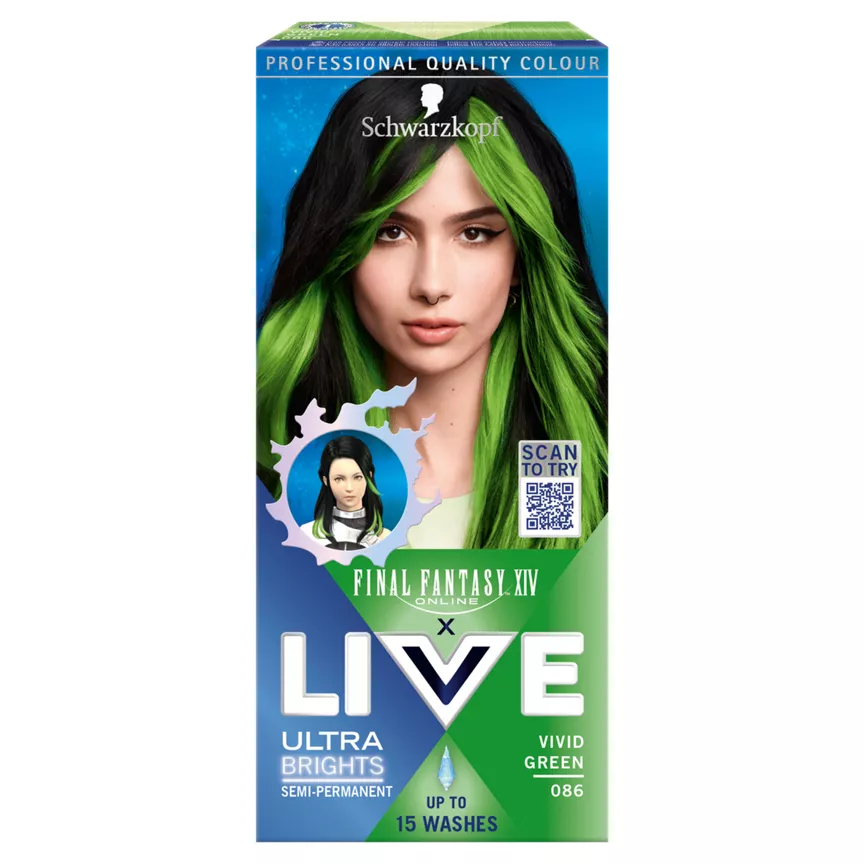 Schwarzkopf Live Ultra Brights Semi-Permanent Vivid Green 024