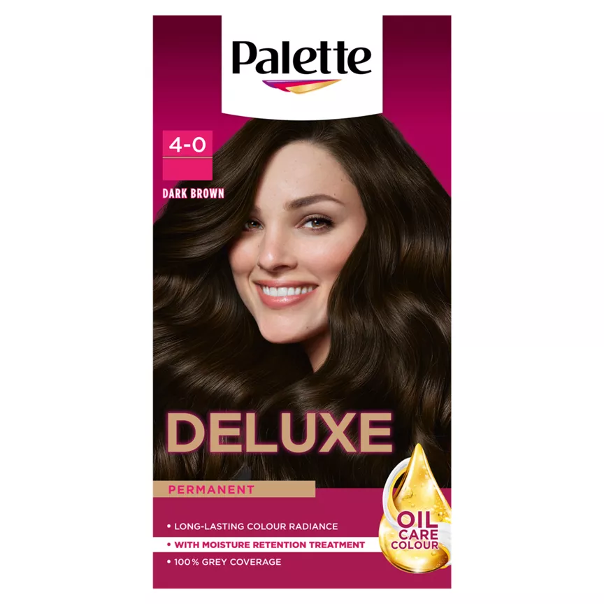 Palette 4-0 Dark Brown Deluxe Permanent Oil Care Colour