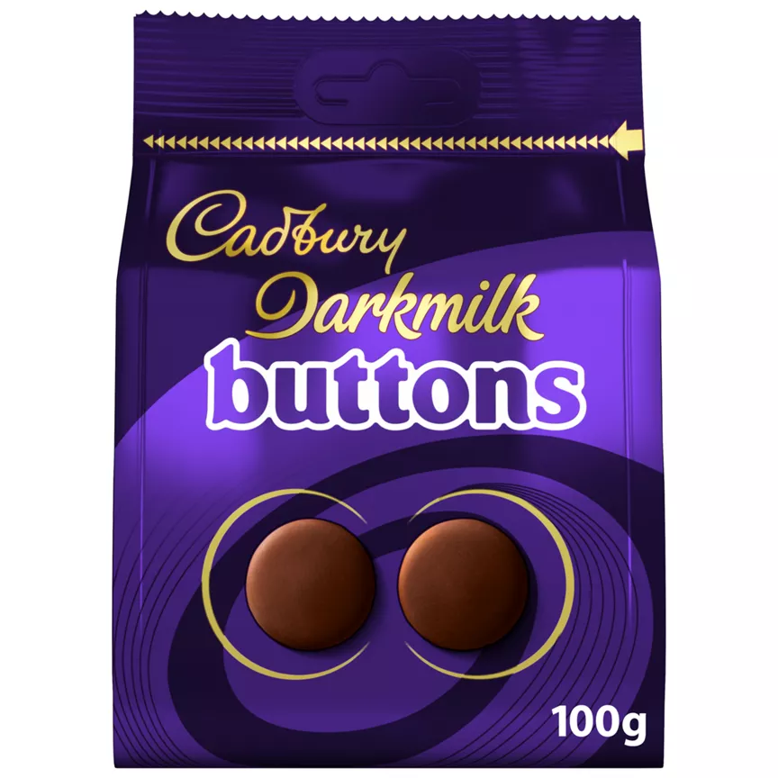 Cadbury Dark Milk Buttons Chocolate 100 Gr