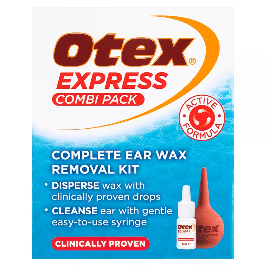 Otex Express Combi Pack Complete Ear Wax Removal Kit 10ml