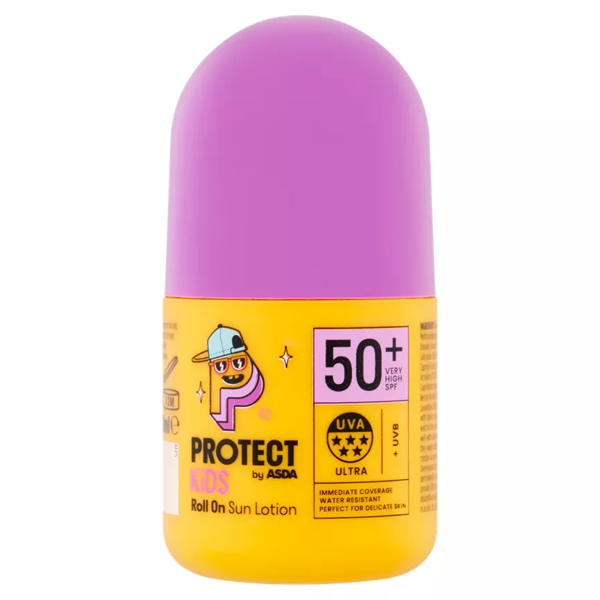 ASDA Protect Kids Very High SPF 50+ Roll On Sun Lotion 50ml