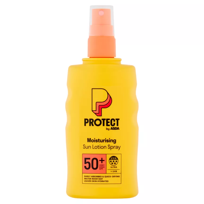 ASDA Protect Very High SPF 50+ Moisturising Sun Lotion Spray 200ml