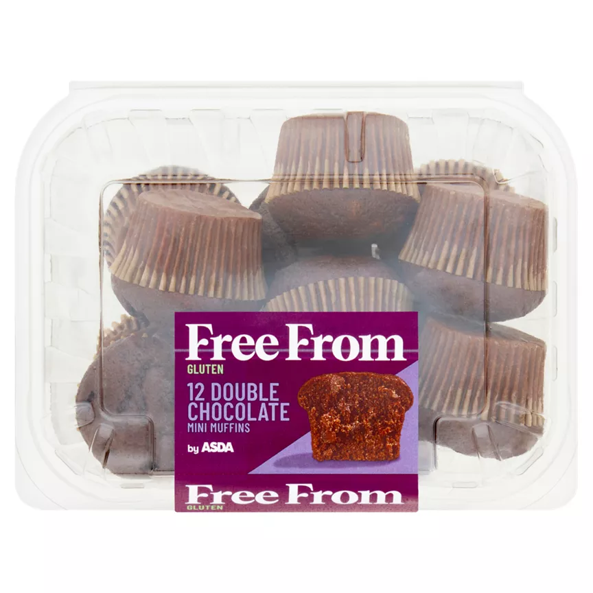 Free From by Asda 12 Double Chocolate Mini Muffins